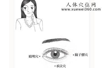 做眼保健操，祛除难看的眼下皱纹