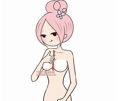 丰胸穴位